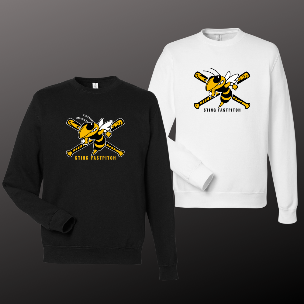 Sting Softball Battle Bats Crewneck Sweatshirt