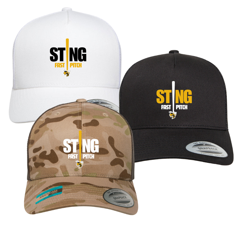Sting Softball Big Sting Trucker Adjustable Hat