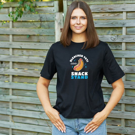 Bleacher Yeti Snack Stand Hot Dog Tee