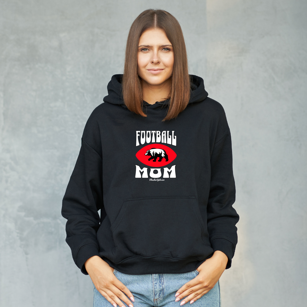 Football Mom White Hoodie Boyertown