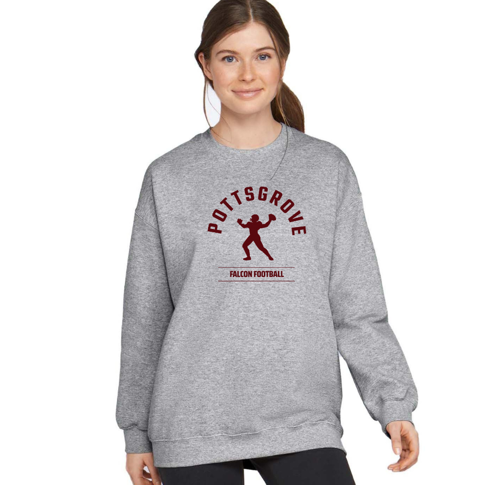 PG Grey Crewneck Sweatshirt Unisex