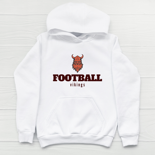 PV Football White Hoodie