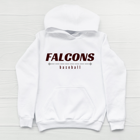 PG Falcons Modern Varsity Baseball Hoodie