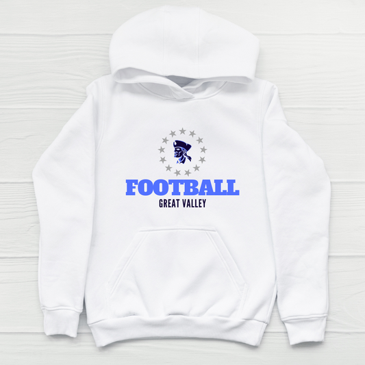 GV Patriot White Stars Football Hoodie