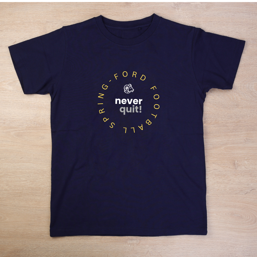 SF Never Quit Circle Design Youth