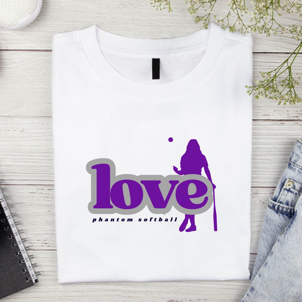 Phoenixville Love Softball Tee