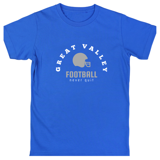 GV Patriots Football Never Quit Tee