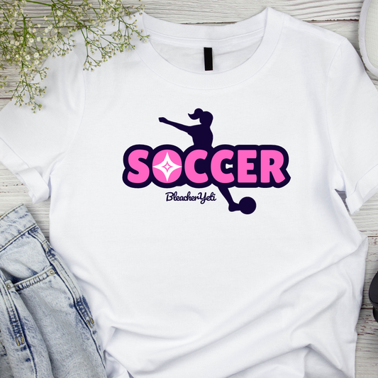 Soccer Girls Silhouette Tee