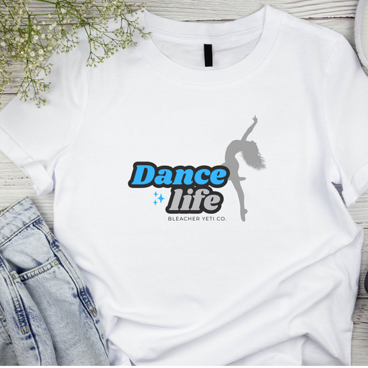 Dance Life Tee White