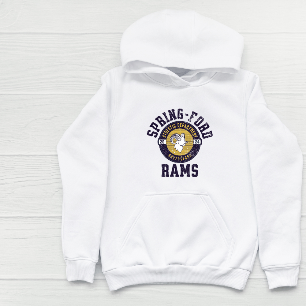 SF Athletics White Hoodie