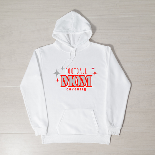 Football Mom White Hoodie OJR