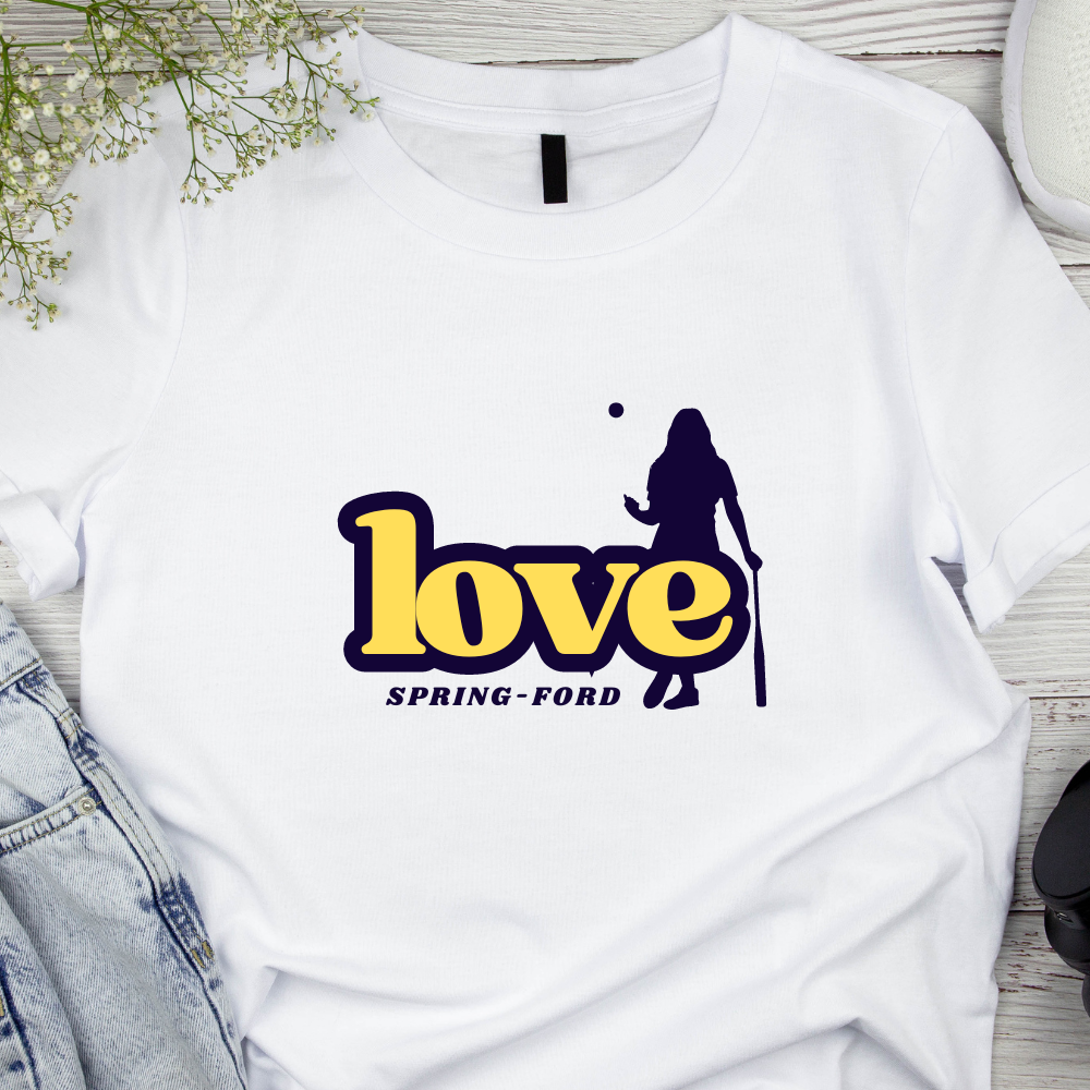 SF Love Softball White Tee