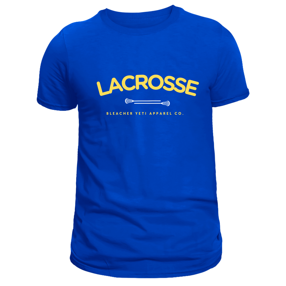 Lacrosse Dos Sticks Blue Tee