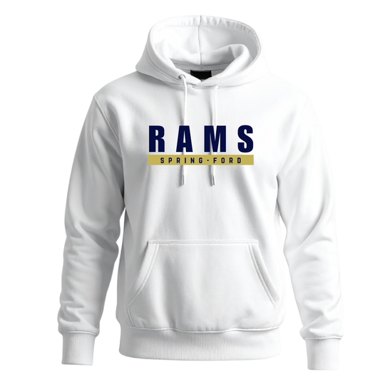 SF Booster White Unisex RAM Hoodie