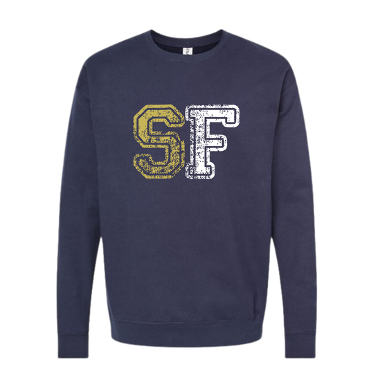 SF Booster Navy Unisex Crewneck