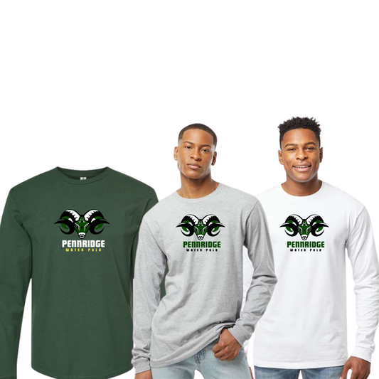 Pennridge Water Polo Unisex LS Cotton Tee Official