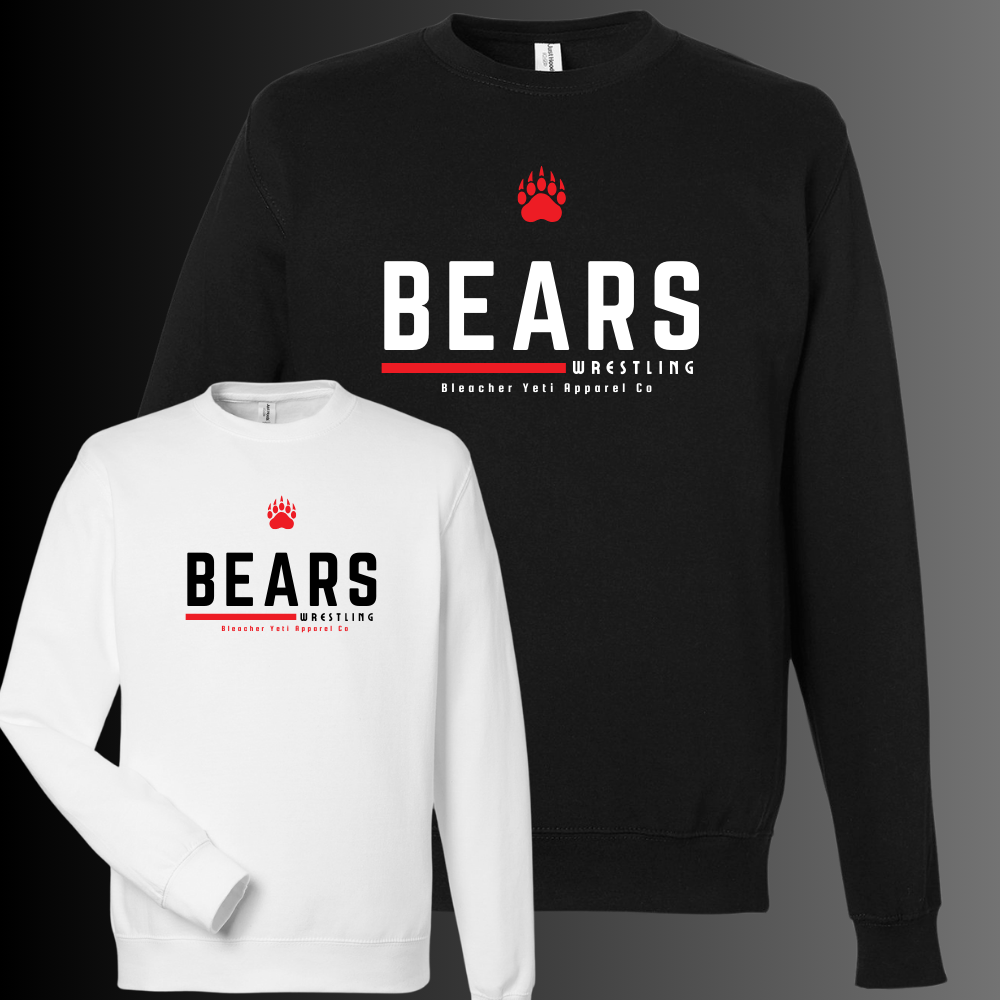 Bears Wrestling Crewnecks Epic Design