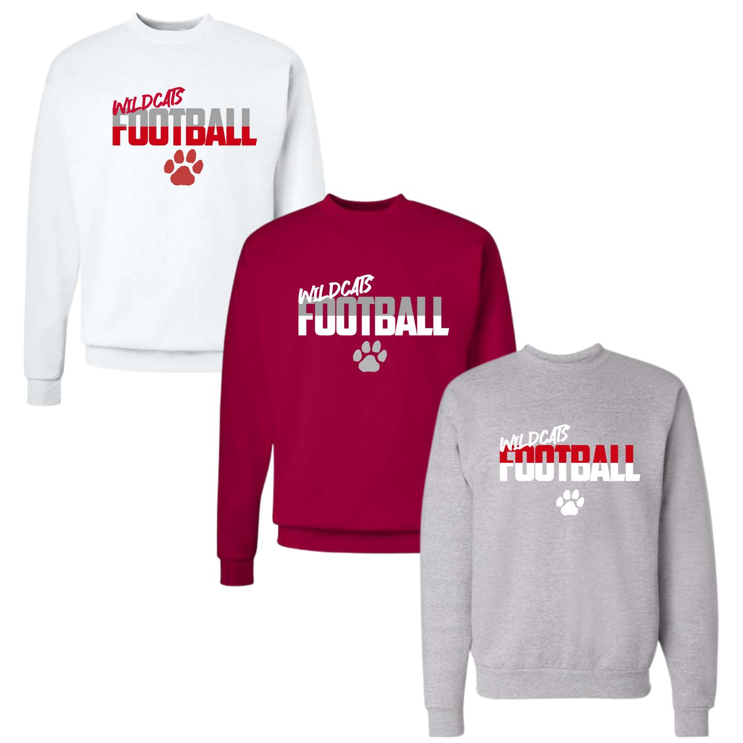 CYFO Wildcats Unisex Crewneck Split