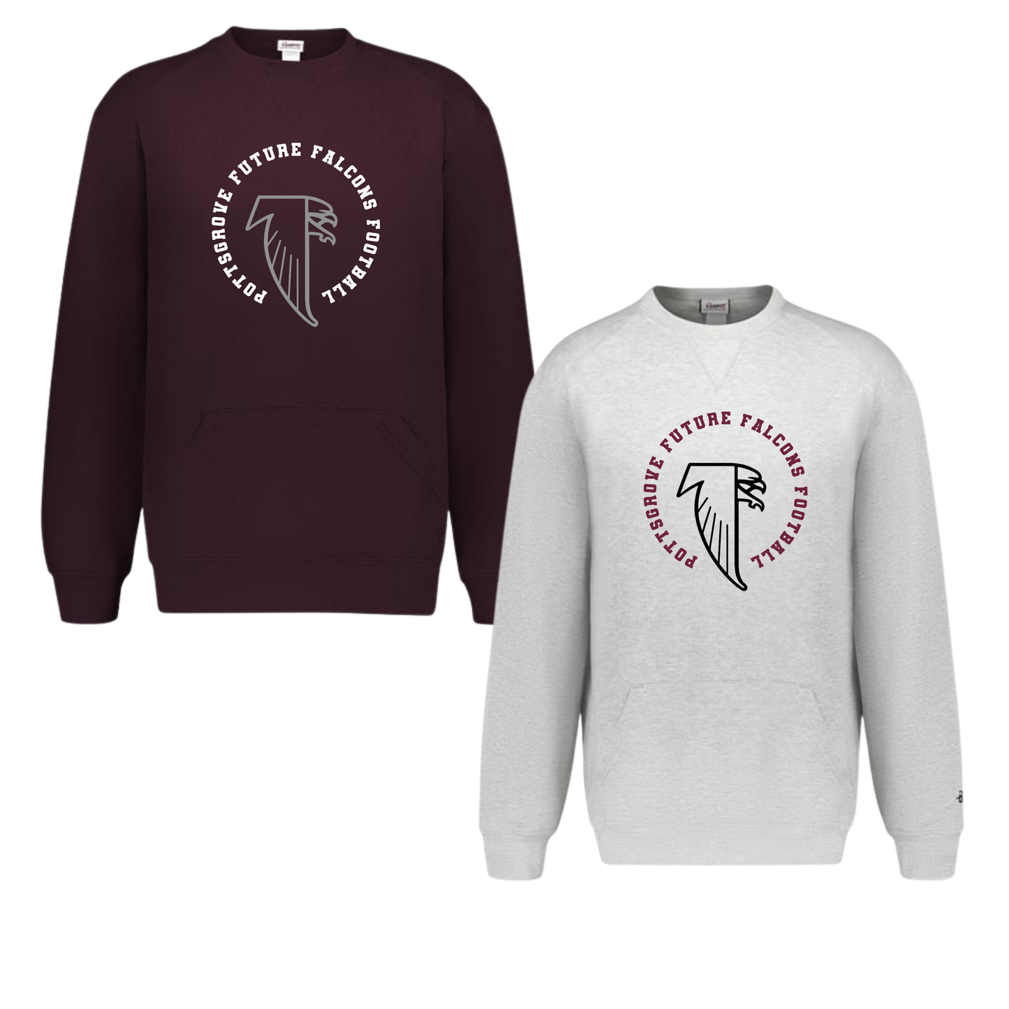 PGFF Crewneck With Front Pouch Pockets - Hustle