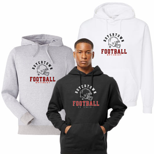 Boyertown Optimist Football Unisex Hoodie Gridiron