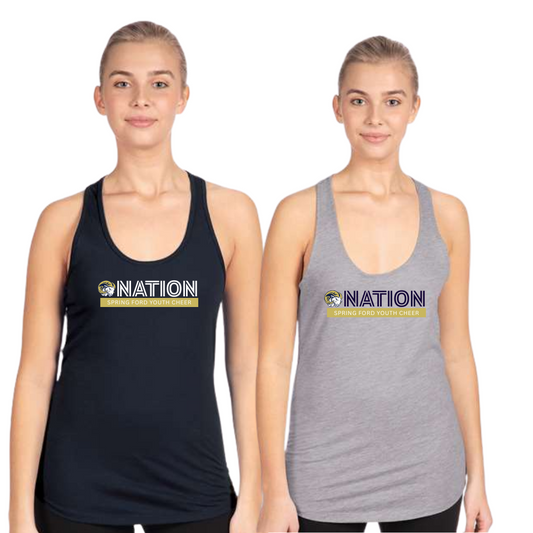 SFYFC Next Level Ladies Tank Top Cheer Nation