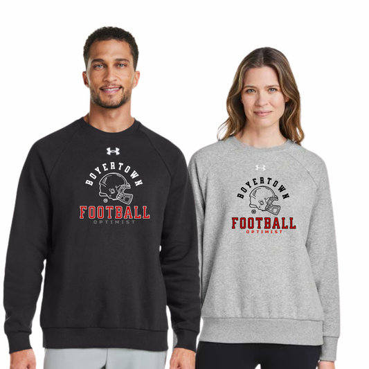 Boyertown Optimist Football Under Armor Crewneck Gridiron