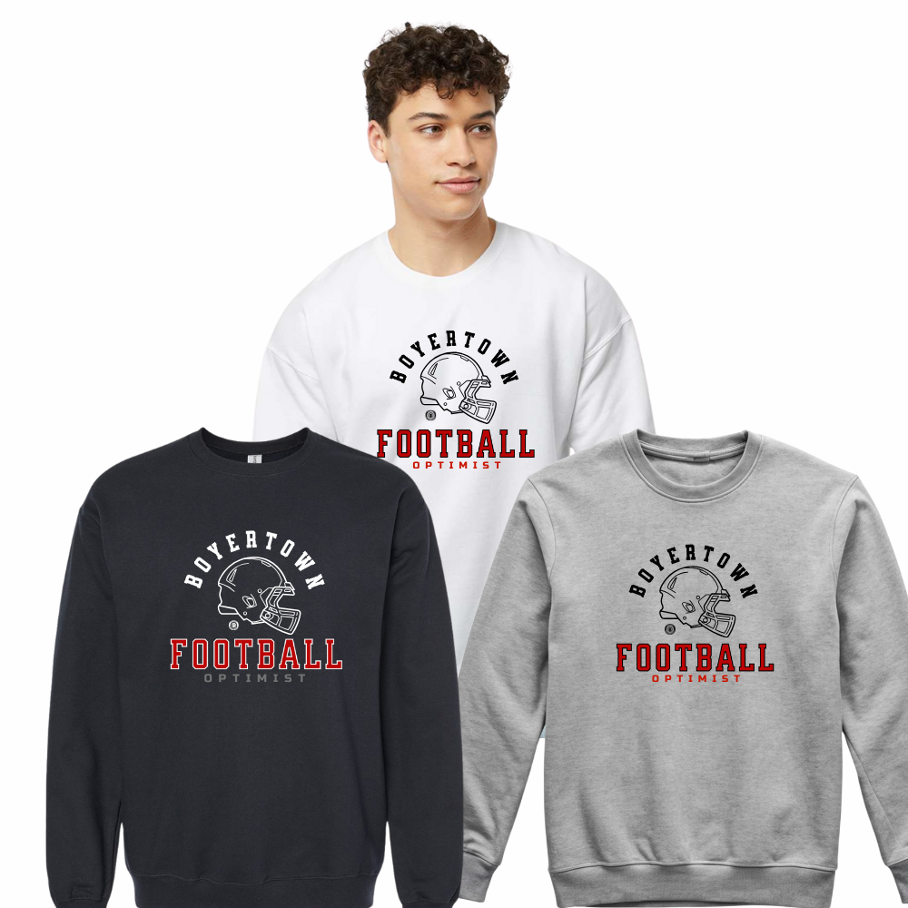 Boyertown Youth Football Unisex Crewneck Gridiron