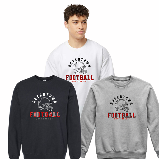 Boyertown Youth Football Unisex Crewneck Gridiron
