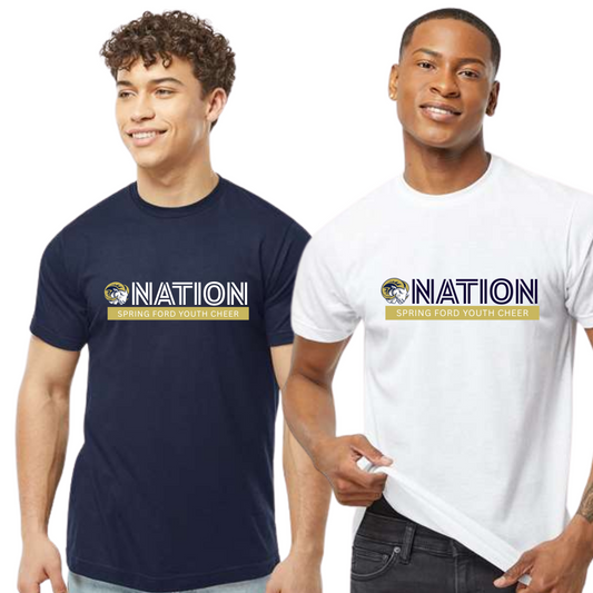 SFYFC Tri-Blend Tee Cheer Nation