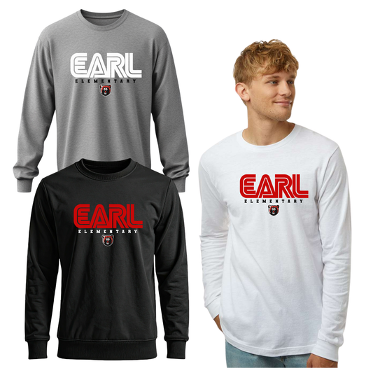 Earl Elementary Unisex Long Sleeve Cotton Tee EARL