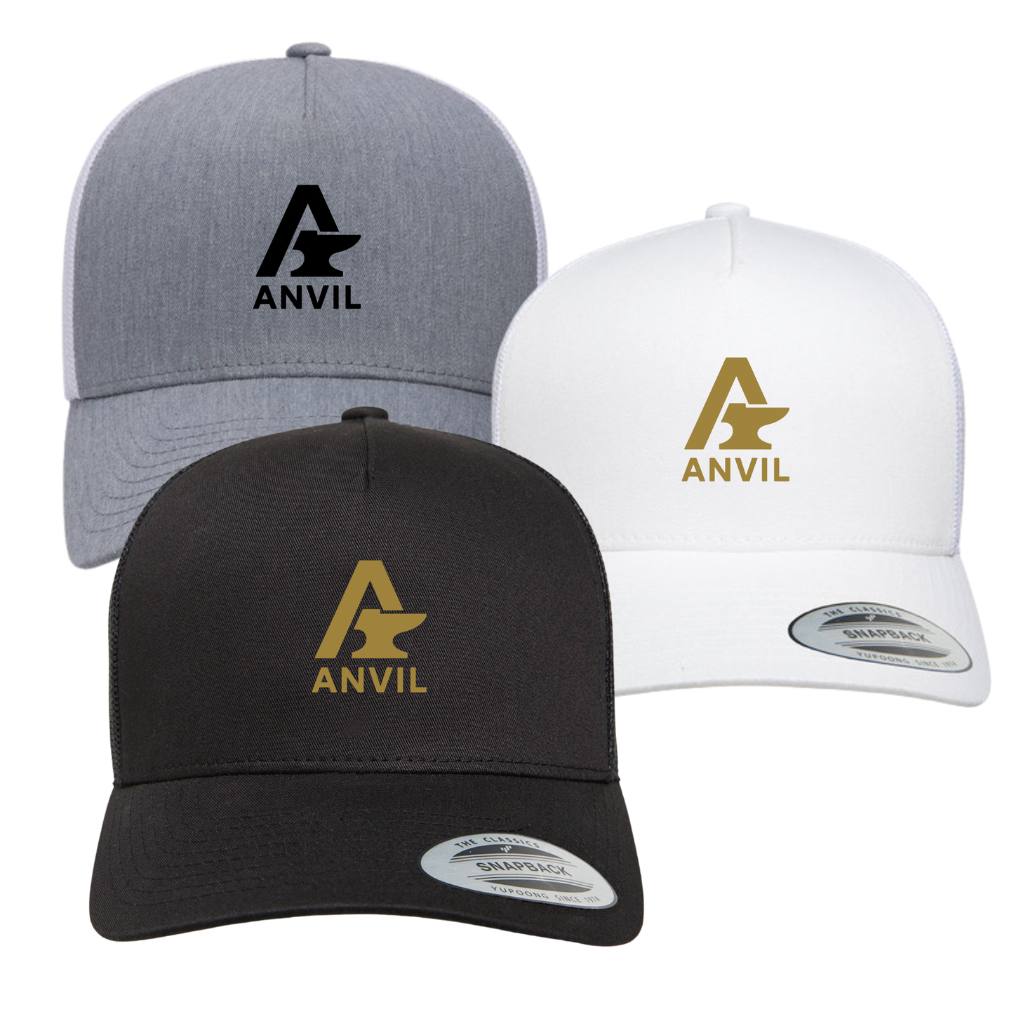 Anvil Official Trucker Snapback Style Hat