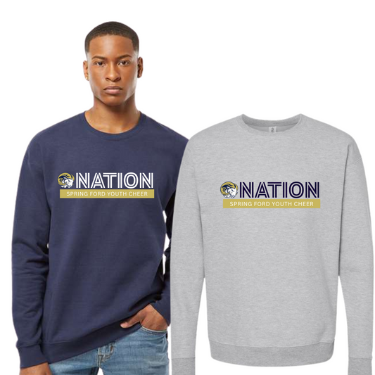 SFYFC Unisex Crewneck Cheer Nation