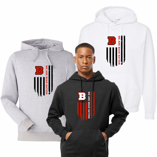 Boyertown Optimist Football Unisex Hoodie Bear Nation