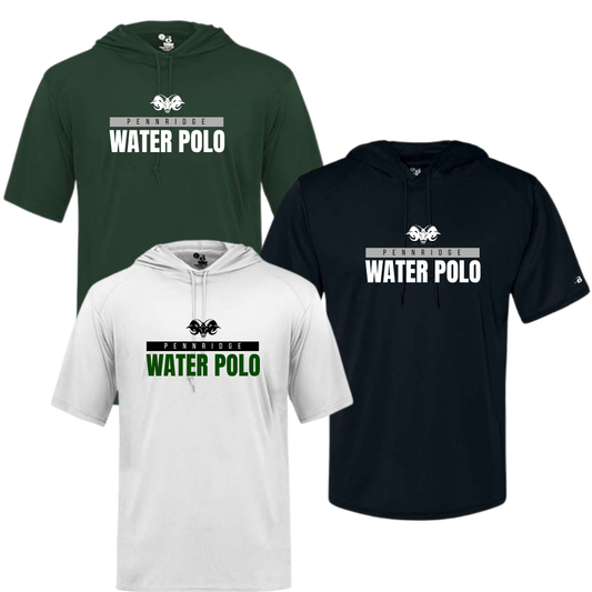 Pennridge Water Polo Short Sleeve  Dri Fit Hoodie All State