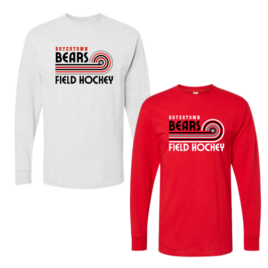 Boyertown Optimist Field Hockey Long Sleeve Cotton Tee -Scoop