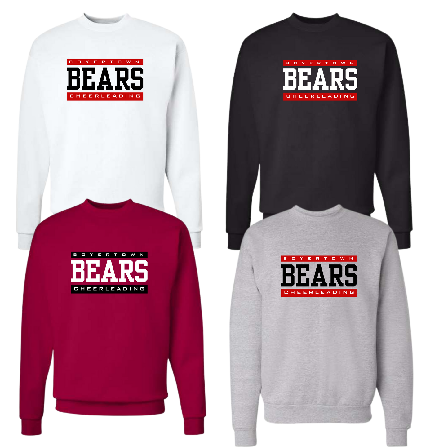 Bear Cheer Unisex Crewneck - Bold