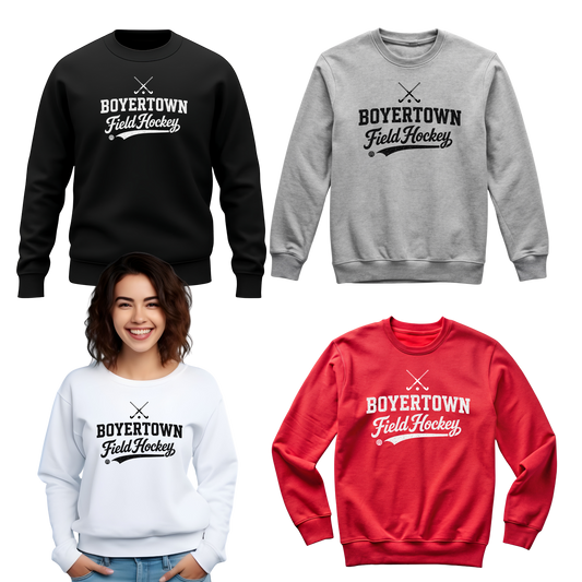 Boyertown Optimist Field Hockey Unisex Crewneck - Backstick