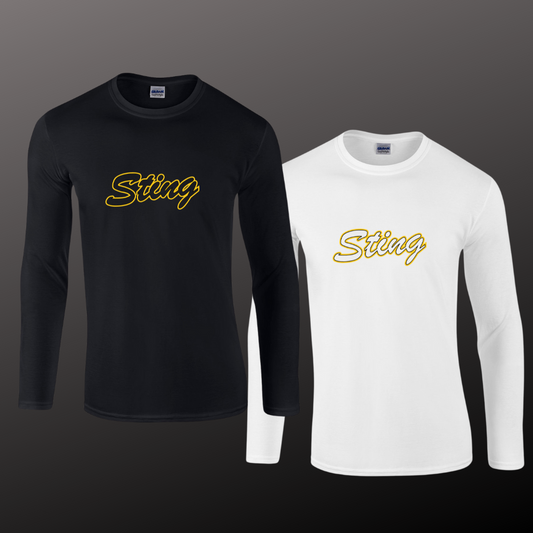 Sting Softball Script LS Tee