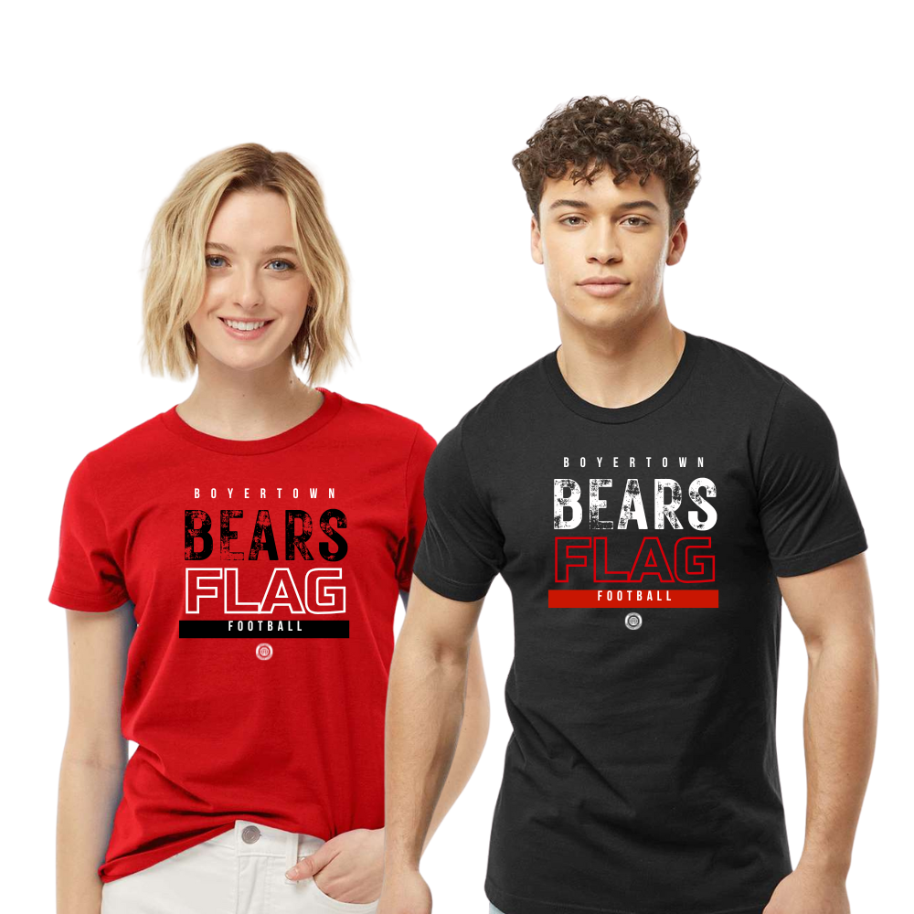 Boyertown Optimist Flag Cotton Tee Stacked