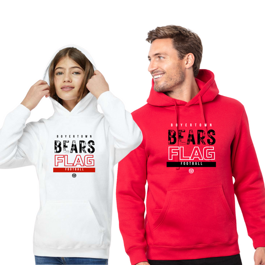Boyertown Optimist Flag Football Hoodie Stacked
