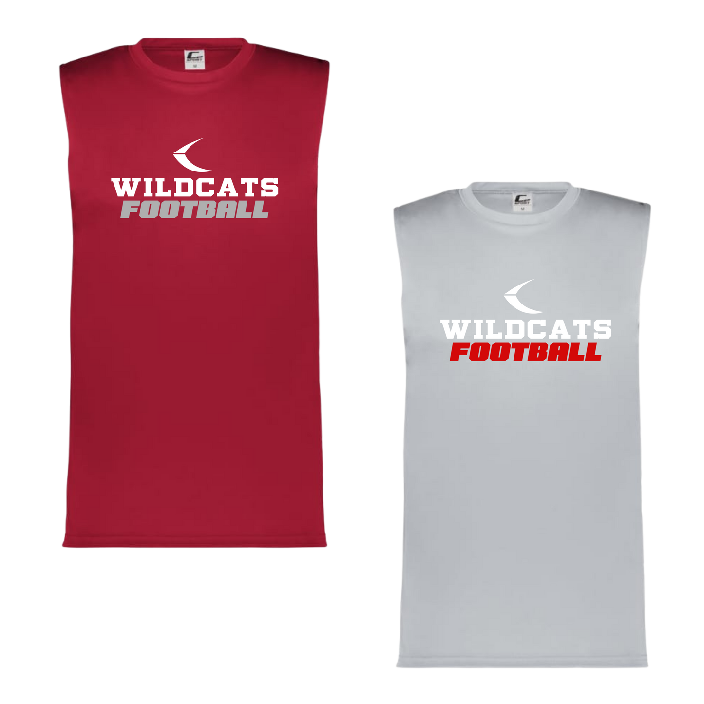 CYFO Wildcats Sleeveless Dri Fit Tee - Cover 2