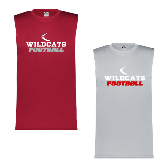 CYFO Wildcats Sleeveless Dri Fit Tee - Cover 2