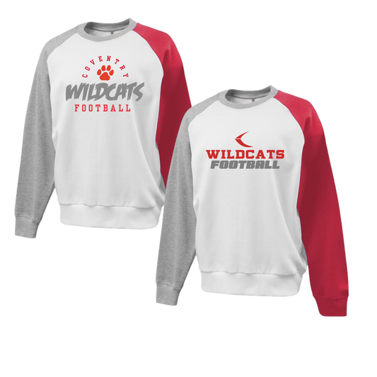 CYFO Wildcats Football Colorblock Crewneck