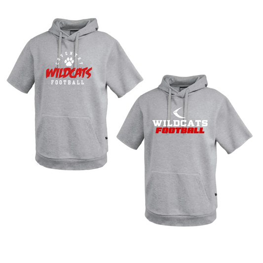 CYFO Wildcats Football  Short Sleeve Fleece Hoodie
