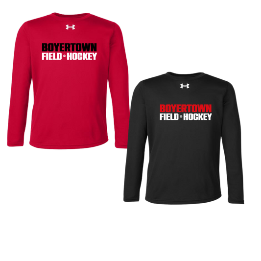 Boyertown Optimist Field Hockey Under Armour Team Tech LS - Basic