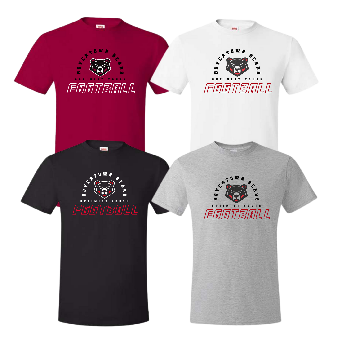 Boyertown Optimist Football Unisex Tee - First Down