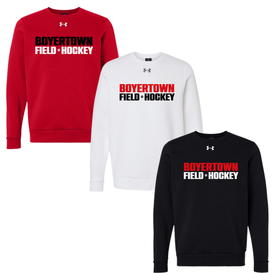Boyertown Optimist Field Hockey Under Armour Unisex Crewneck - Basic