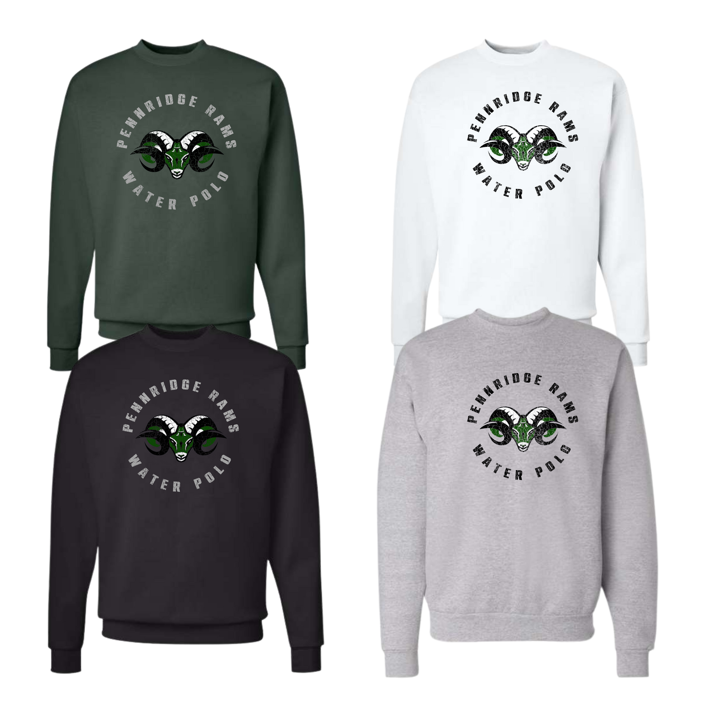Pennridge Water Polo Unisex Crewneck - Quake