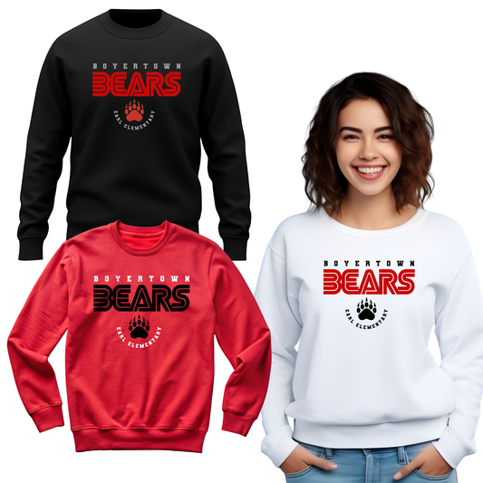 Earl Elementary Unisex Crewneck Sweatshirt  BEARS