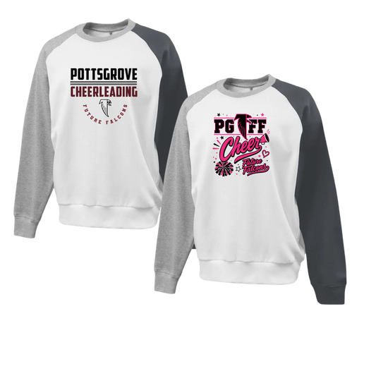 PGFF Cheer Color Block Crewneck